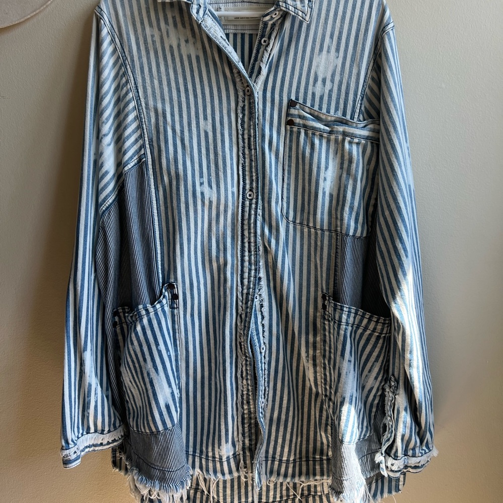 We The Free button down